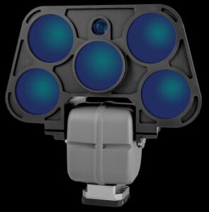 The eye-safe IR LED on the LightSpeed R50 allows non-visible communication between units at distance up to 6km